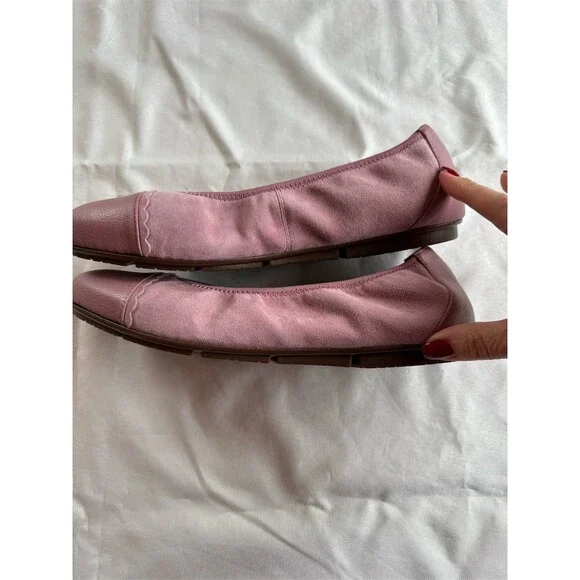 Vionic Prim Tina Women's Ballet Flats Pink Cap Toe Slip On Size 11 W NWOT - Picture 4 of 7